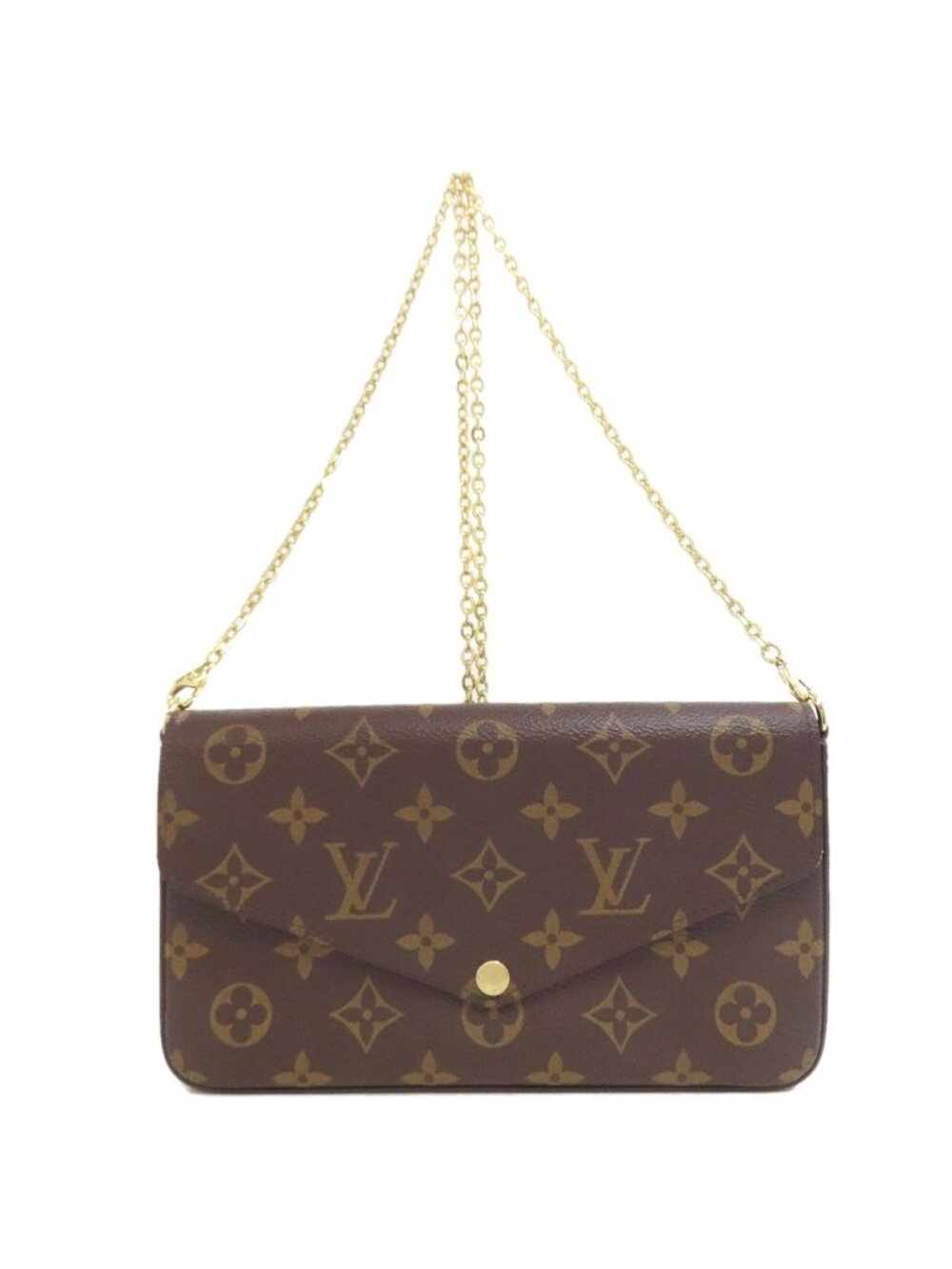 Louis Vuitton Pochette Felicie Shoulder Bag Monogram Canvas